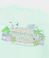 Vineyard Vines M SS Beach Bar Surfboard Logo Tee AQUA GLASS