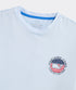 Vineyard Vines M  LS American Dot Harbor Tee ROCKS BLUE