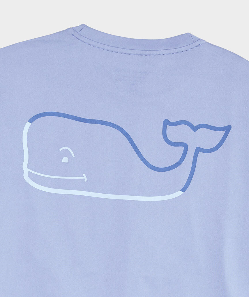 Vineyard Vines M SS Burgee Whale Harbor Tee SUMMER EVENING