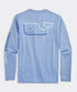 Vineyard Vines M LS Whale Harbor Tee BRACKISH BLUE
