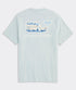 Vineyard Vines M SS Duck Hunt Whale Fill Tee SHELL GREY