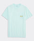 Vineyard Vines M SS Marsh Sketched Scenic Tee BLEACHED AQUA