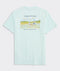 Vineyard Vines M SS Marsh Sketched Scenic Tee BLEACHED AQUA