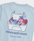 Vineyard Vines M SS Redfish Cooler Tee DEL MAR BLUE