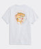 Vineyard Vines M SS Performance Painted Redfish Harbor Tee WHITE CAP