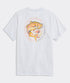 Vineyard Vines M SS Performance Painted Redfish Harbor Tee WHITE CAP