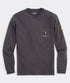 Vineyard Vines M LS Headless Horseman Dog Tee EVENING SKY