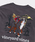 Vineyard Vines M LS Headless Horseman Dog Tee EVENING SKY