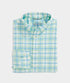 Vineyard Vines M LS On-The-Go Brrr Shirt MINT SPRIG