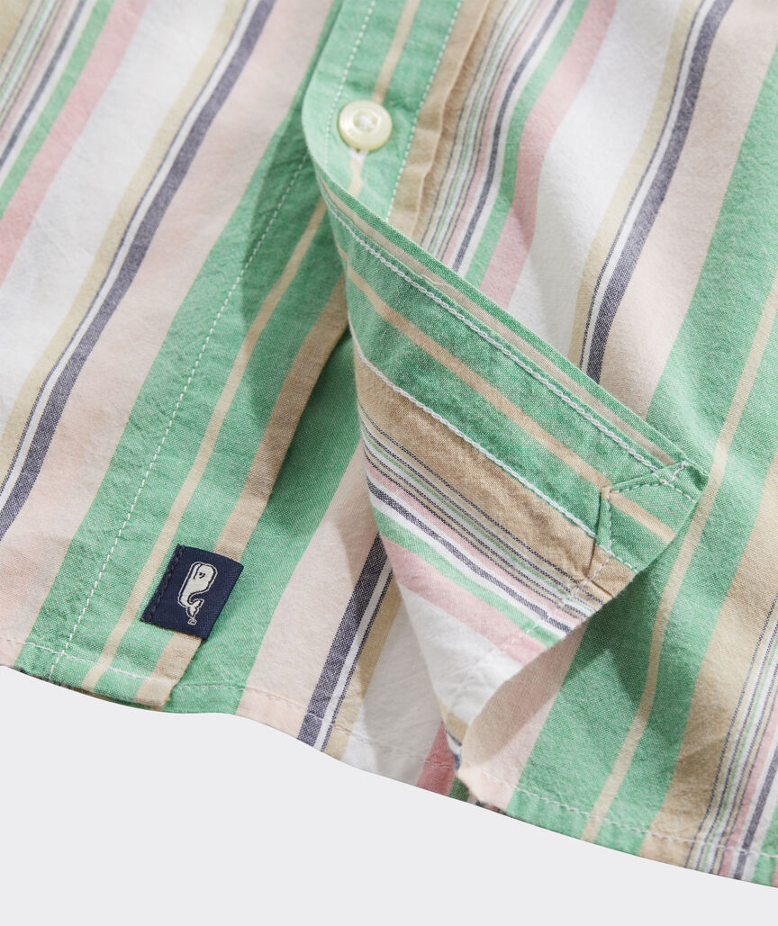 Vineyard Vines M SS Awning Stripe Shirt PARKER STRIPE AMAZON