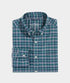 Vineyard Vines M LS OTG Brr Shirt TEAL DECOY PLAID