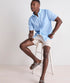 Vineyard Vines M SS Surfside Linen Shirt JAKE BLUE