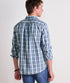 Vineyard Vines M LS Washashore Plaid Shirt DUNE GREEN