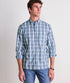 Vineyard Vines M LS Washashore Plaid Shirt DUNE GREEN
