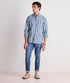 Vineyard Vines M LS Washashore Plaid Shirt DUNE GREEN