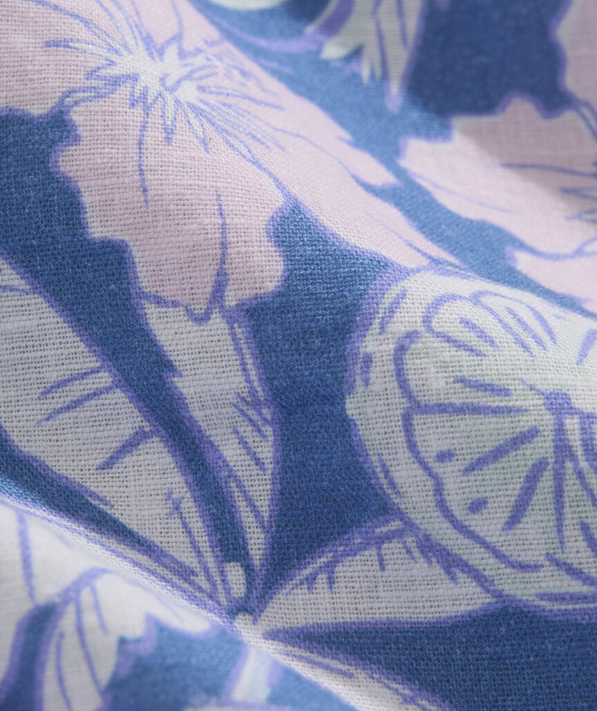 Vineyard Vines M Palmarita Linen Shirt COASTLINE