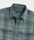 Vineyard Vines M Chiller Plaid Double Cloth Shirt OLIVE DUSK