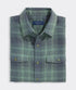 Vineyard Vines M Chiller Plaid Double Cloth Shirt OLIVE DUSK