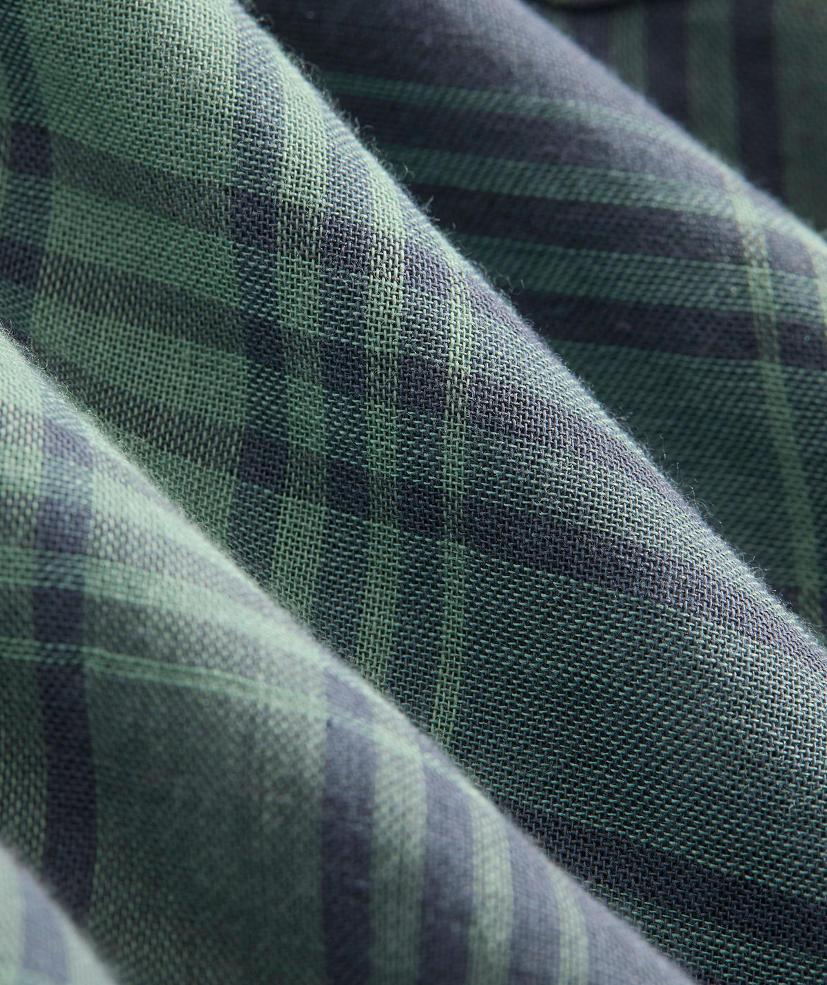 Vineyard Vines M Chiller Plaid Double Cloth Shirt OLIVE DUSK
