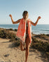 Sand Cloud Crabby Beach Towel GEORGIA PEACH - REG