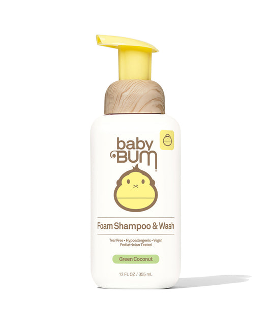 Sun Bum Baby Bum Foam Shampoo & Wash GREEN COCONUT