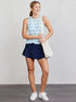 Tasc W All Day Tank WATERFALL HEATHER / WHITE STRIPE