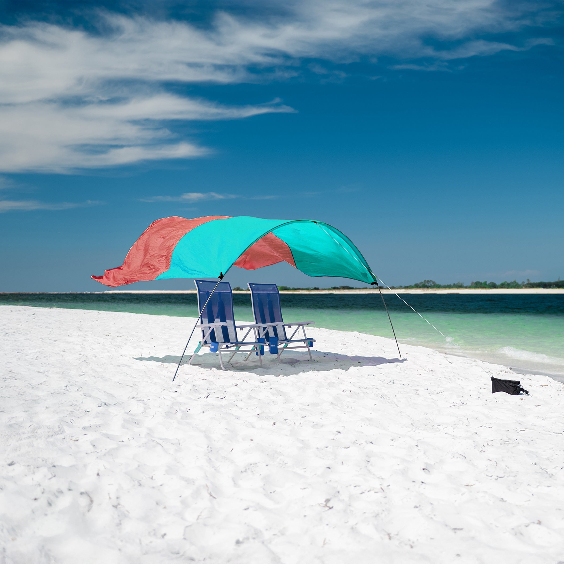 Shibumi Shade with Wind Assist | Mini SEA GLASS