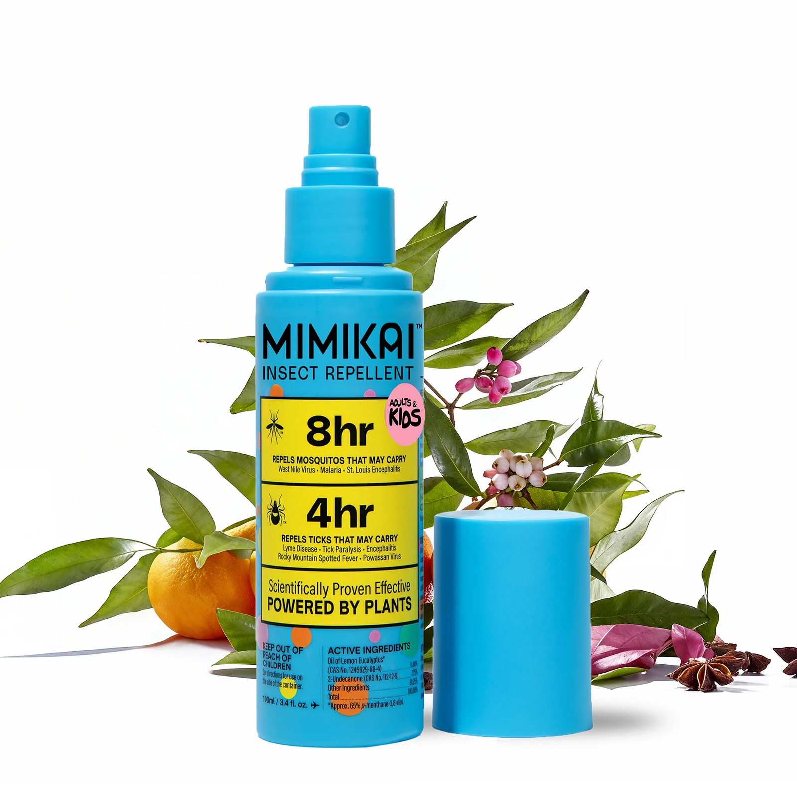 Mimikai Kids Mosquito & Tick Repellent 3.4oz