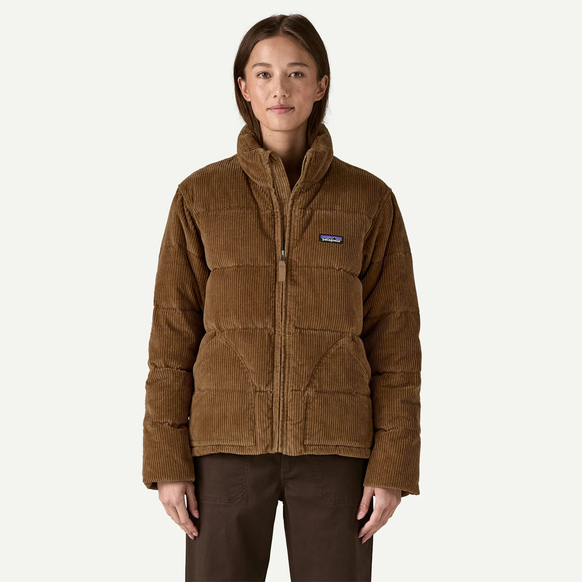Patagonia W Cord Fjord Jacket DEER BROWN