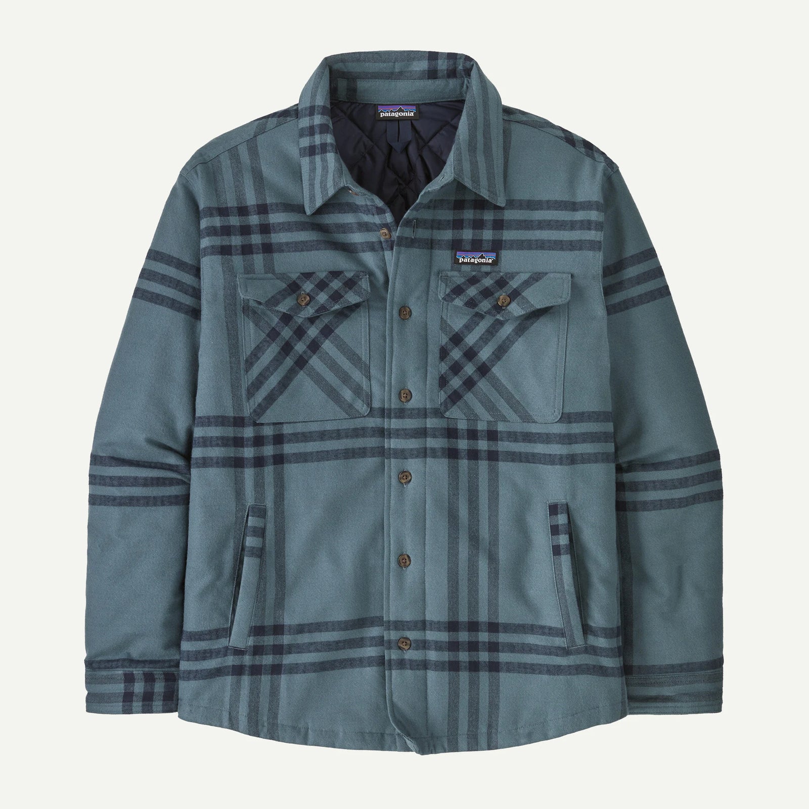 Patagonia M LW Insulated Fjord Flannel PLUME GREY