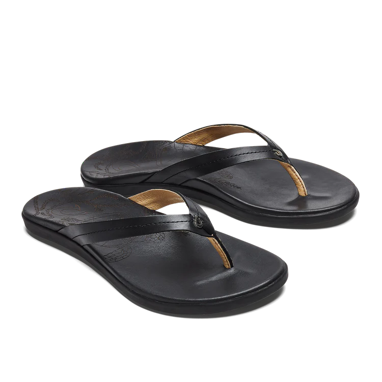 Olukai W Honu BLACK / BLACK