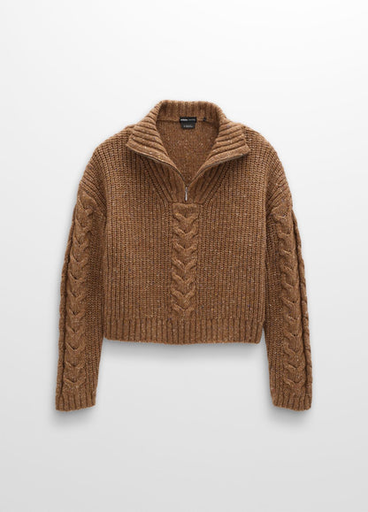 PrAna W Laurel Creek Sweater SEPIA