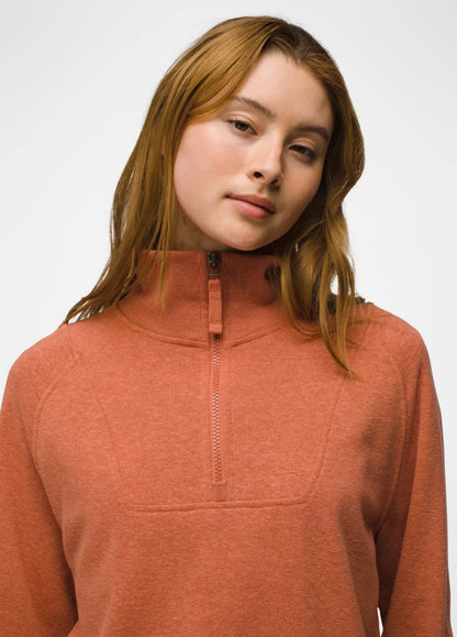 prAna W Cozy Up Pullover TERRACOTTA HEATHER