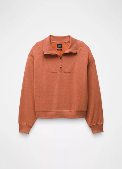 prAna W Cozy Up Pullover TERRACOTTA HEATHER