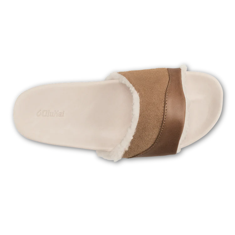 Olukai W Ho'ala Slide TAN / PUKA