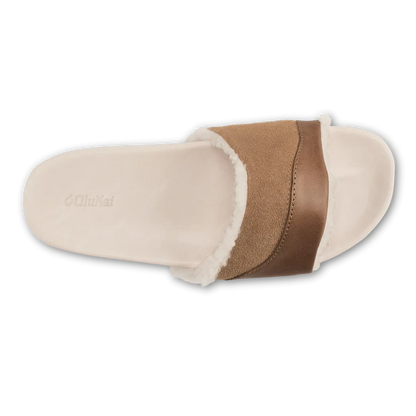 Olukai W Ho'ala Slide TAN / PUKA