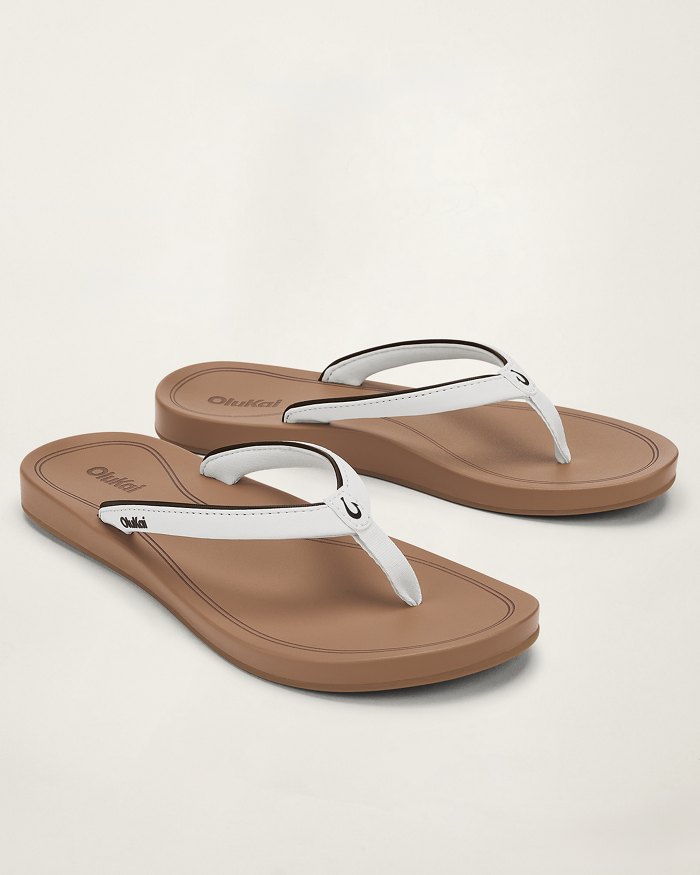 Olukai W Uiki WHITE SAND / ALMOND