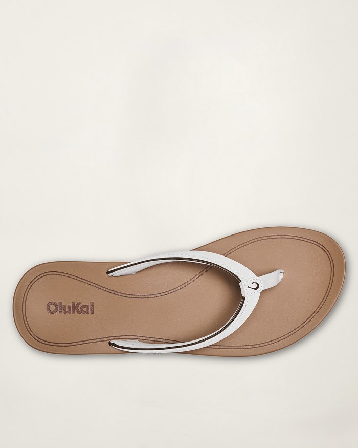 Olukai W Uiki WHITE SAND / ALMOND