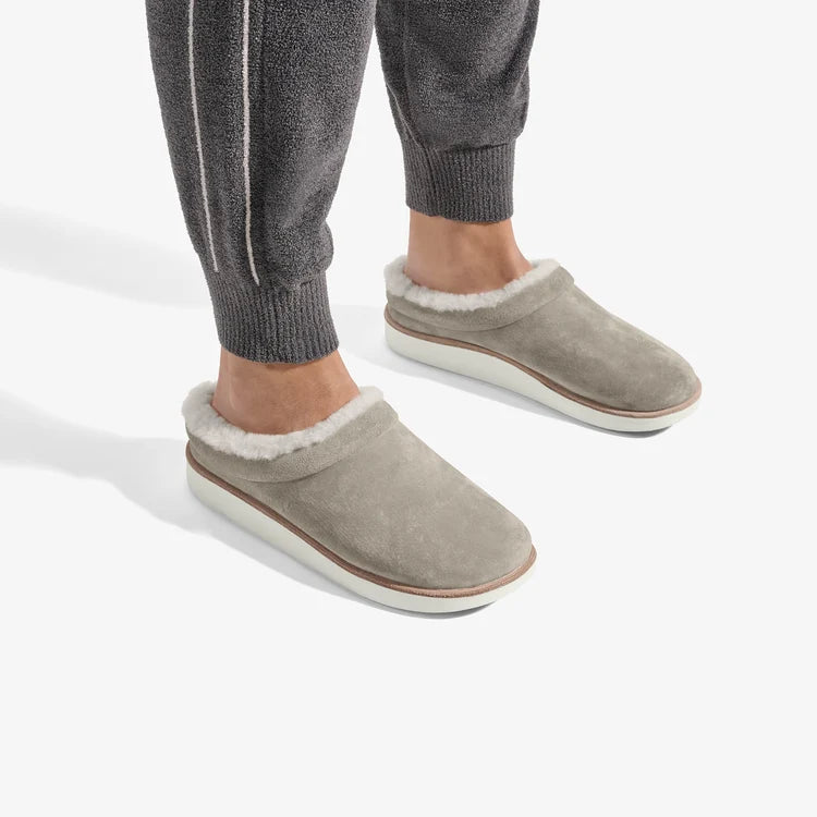 Olukai W Mani Slipper TAUPE GREY / GOLDEN SAND