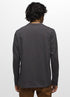 prAna M LS Ronnie Crew II DARK SKY HEATHER