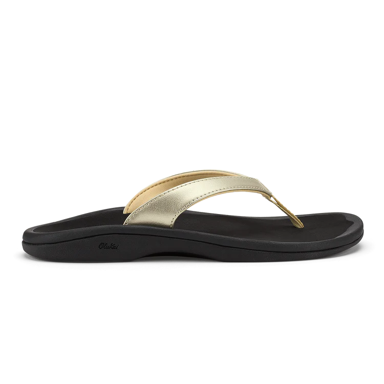 Olukai W Ohana Lahi GOLD / BLACK