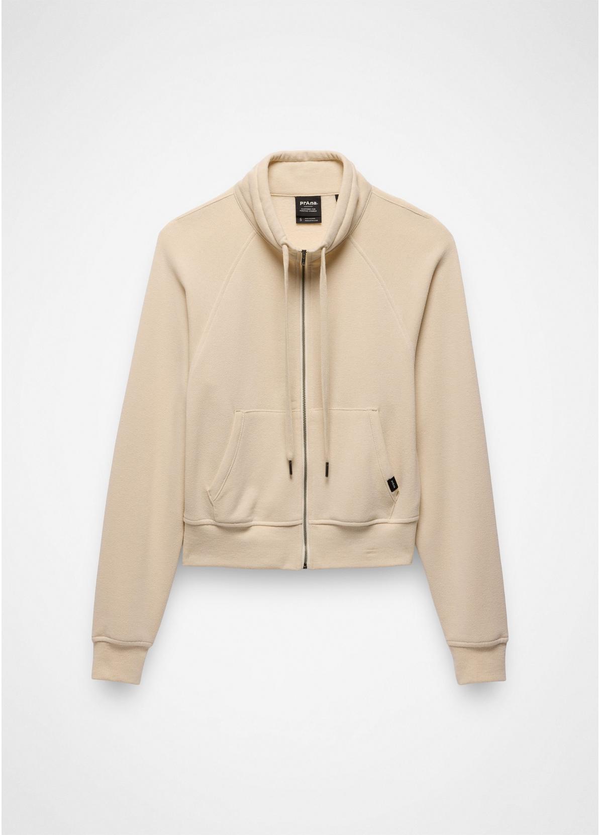 prAna W Cozy Up Full Zip CANVAS HEATHER