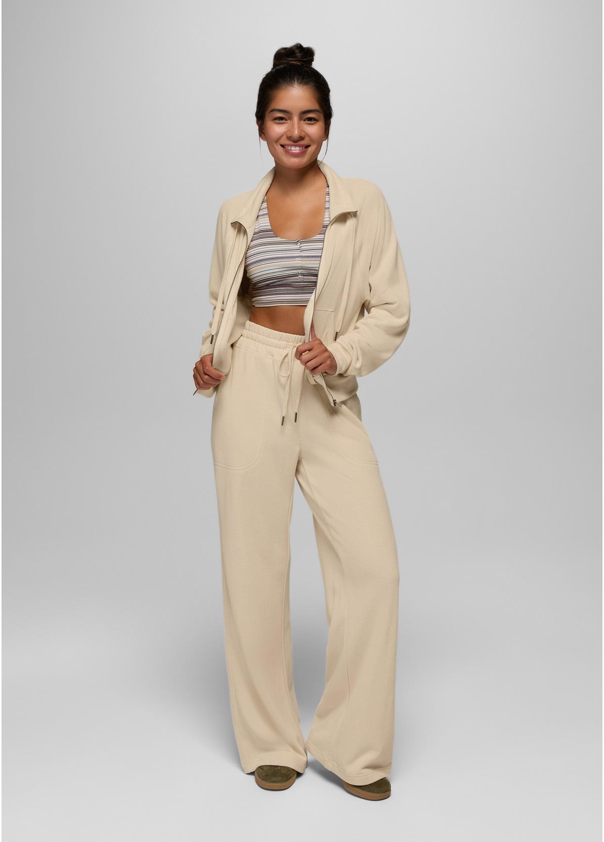 prAna W Cozy Up Full Zip CANVAS HEATHER