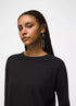 prAna W LS Cozy Up Mock Neck BLACK