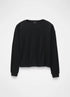 prAna W LS Cozy Up Mock Neck BLACK