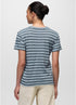 prAna W SS Cozy Up Crew GLACIER SKIES STRIPE