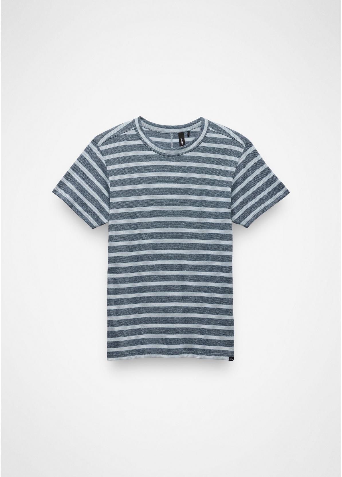 prAna W SS Cozy Up Crew GLACIER SKIES STRIPE