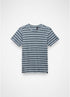 prAna W SS Cozy Up Crew GLACIER SKIES STRIPE