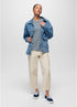 prAna W SS Cozy Up Crew GLACIER SKIES STRIPE