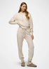 prAna W Cozy Up Crop Hoodie CANVAS HEATHER